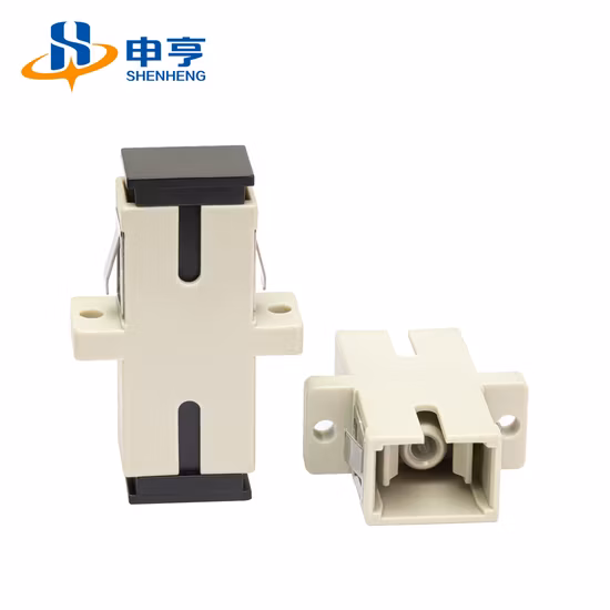 Fiber Optic LC Sc Adapter with Shutter