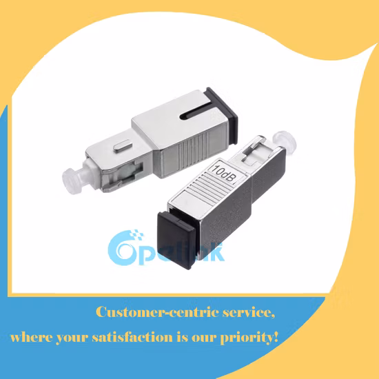 Optical Fixed Attenuator Singlemode Sc/Upc Male-Female Plug-in Fiber Optic Attenuator