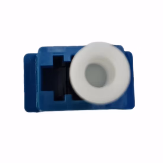 Single Mode LC/APC Duplex Plastic Fiber Optic Adapter Without Flange