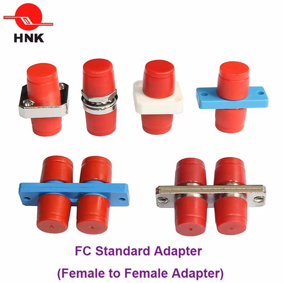 Sc/LC/FC/St/Mu/MTRJ/MPO Simplex/Duplex/Quad Singlemode/Multimode Om3/Om4/APC Standard or Hybrid Fiber Optic Adapter