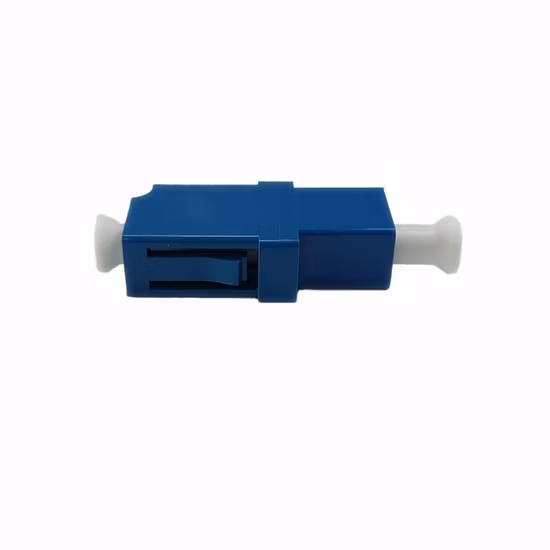 Single Mode LC/APC Duplex Plastic Fiber Optic Adapter Without Flange