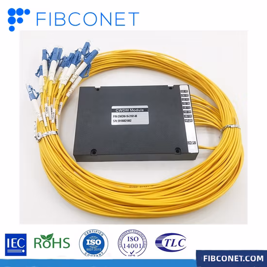 1X16 Fiber Optic Splitter ABS Box Sc/Upc Sc/APC Fiber Optic PLC Splitter