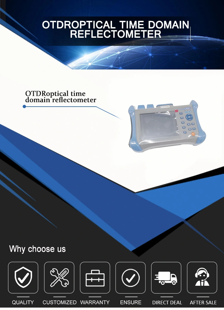 FTTH Sm mm Test Machine Mini Handheld Smart OTDR with High Quality