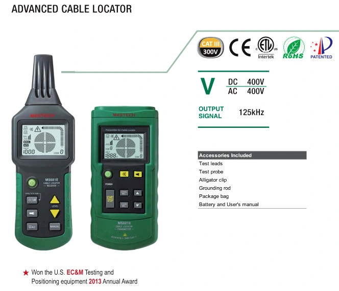 Factory Price Portable Handheld Light Source Fiber Optic Power Cable Fault Locator