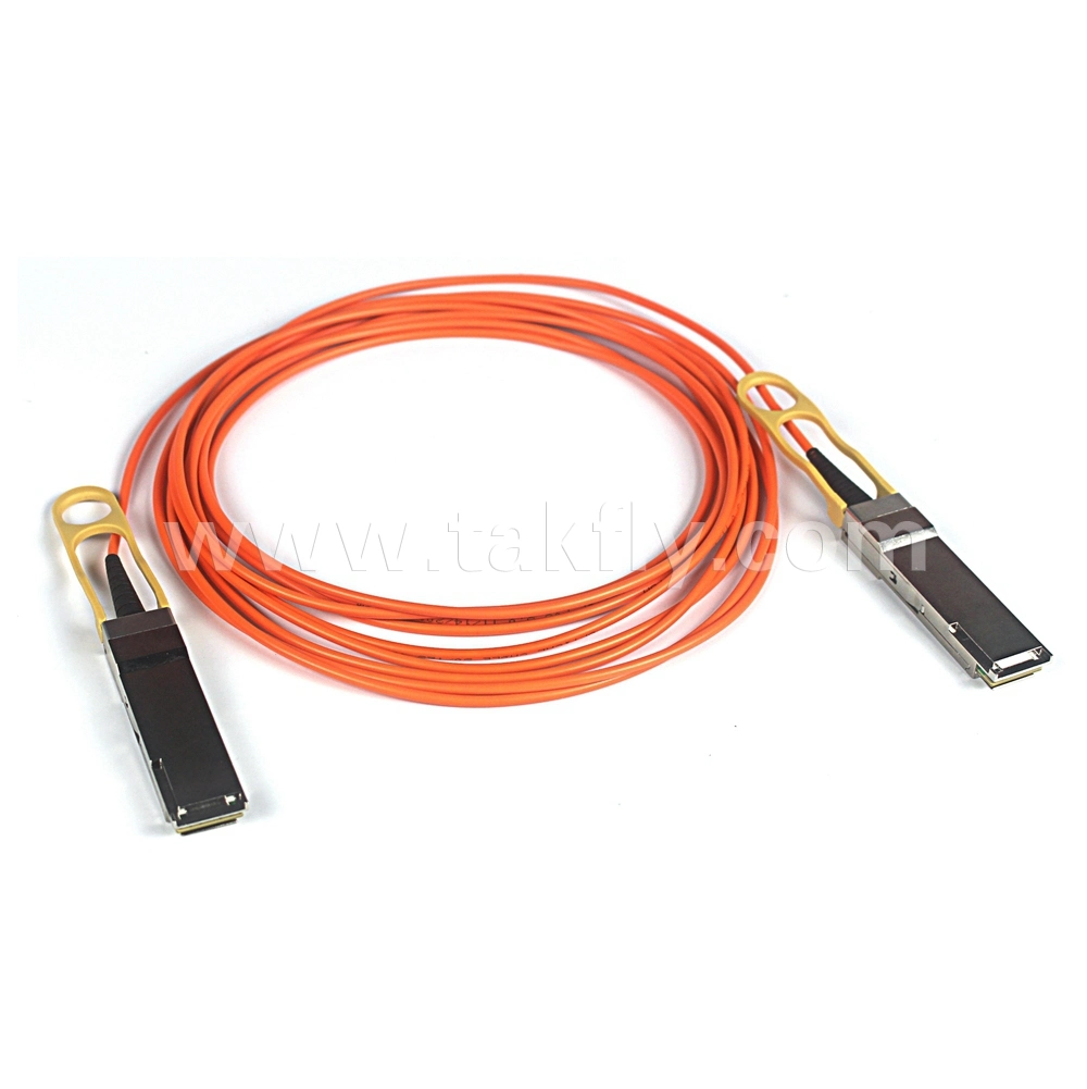 40g 100g 25g 10g Qsfp to SFP Optical Fiber Cable Active Optical Meter Active Optical Breakout Cable Aoc Active Optical Cable