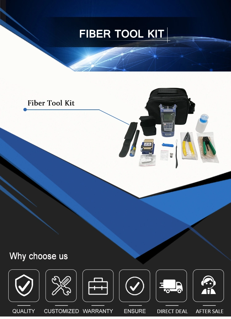Factory Products FTTH Tool Kit Fiber Optic Cleaver Fiber Tool Box