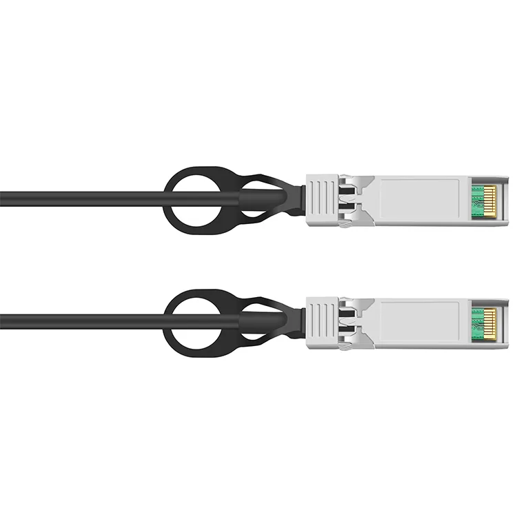 Low Power Consumption 10GB/S SFP+ to SFP+ 3m 30AWG Direct Attach Twinax Copper Cable
