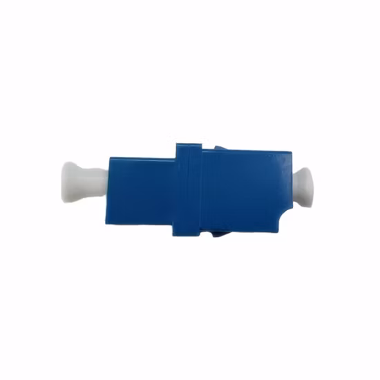 Single Mode LC/APC Duplex Plastic Fiber Optic Adapter Without Flange