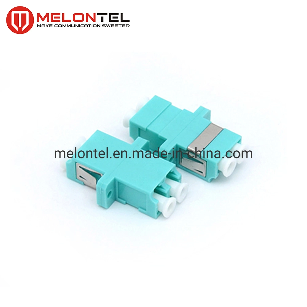LC Om3 Duplex Fiber Optic Adapter