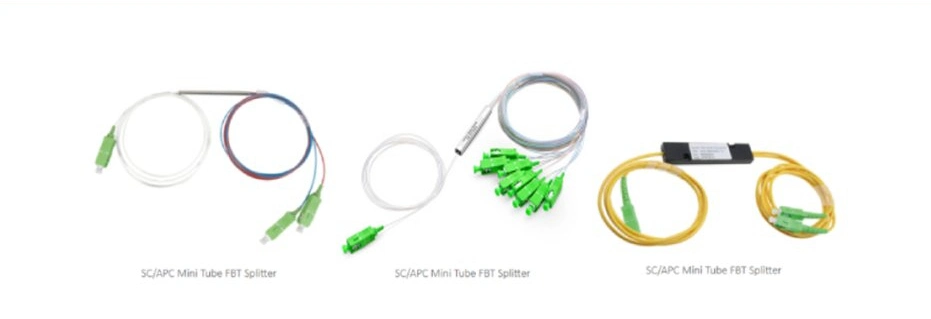 Factory Direct Hot Sale FTTH Splicepigtailed ABS Module PLC Optic/Optical Coupler Fiber Splitter, 2.0mm, Sc APC, Singlemode