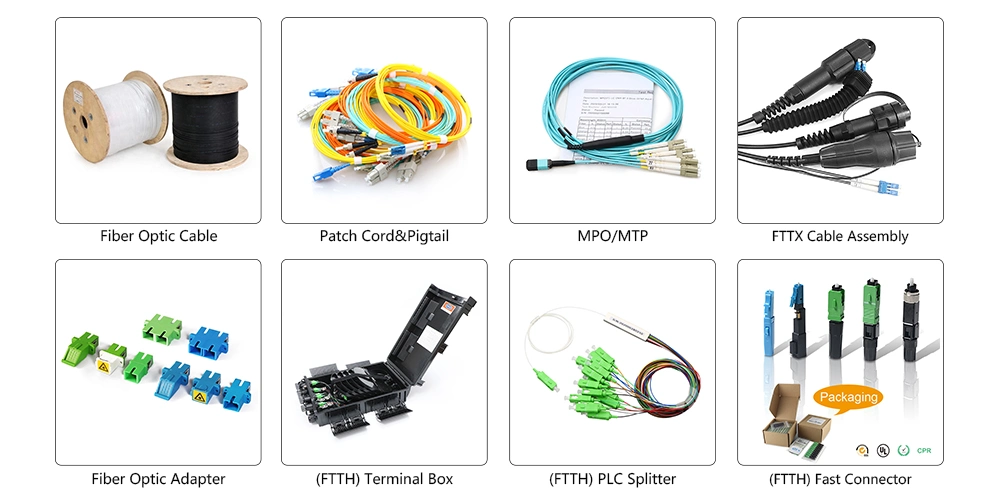 PC/Upc/APC Dys /OEM Customized Om3 Fiber Optic Patch Cord with RoHS