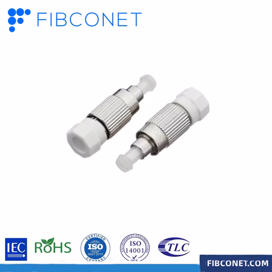 FTTH Optical 5dB FC/Upc Connector Singlemode Female to Male Fiber Optic Attenuator