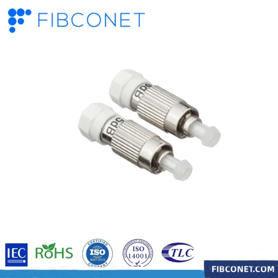 FTTH Optical 5dB FC/Upc Connector Singlemode Female to Male Fiber Optic Attenuator