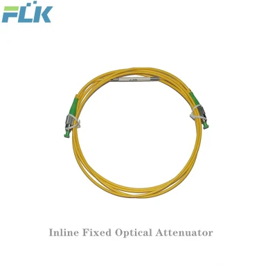 Optical Fiber Power 1W Pdl Less0.2dB Inline Fixed Optical Attenuator (FOA) in Stock
