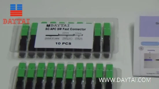 FTTH Sc/APC Fiber Optic Fast Connector