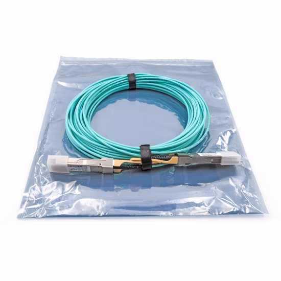 Quad Small Form-Factor Pluggable 100gbps Qsfp28 Active Optical Cable