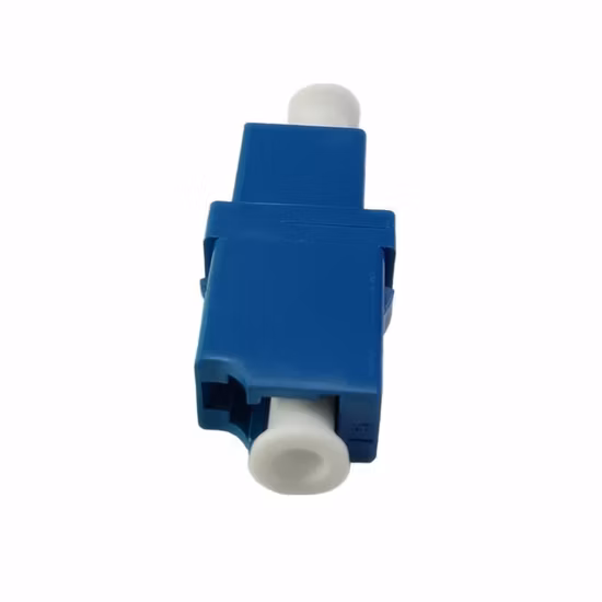 Single Mode LC/APC Duplex Plastic Fiber Optic Adapter Without Flange