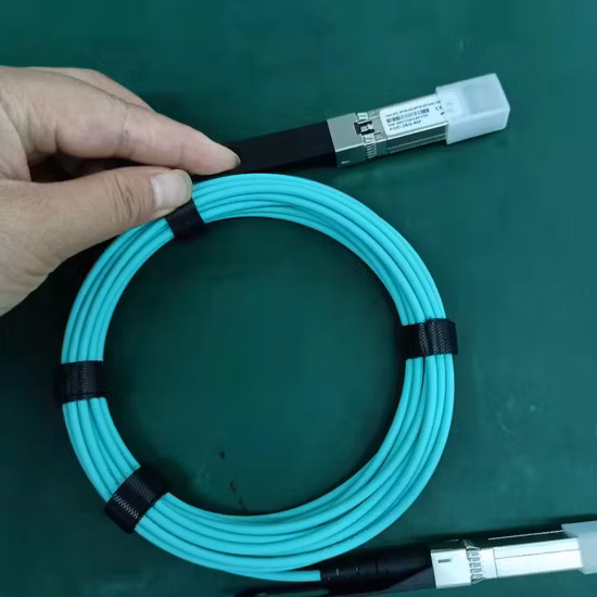 Fcj Opto Tech SFP-25g-Aoc3m 25gbase Optical SFP28 Active Fiber Optic Cable 3m