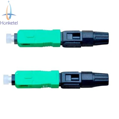 Fo Sc/APC Fast Connector with Drop Cable for FTTH Quick Assembly with Sc Connector