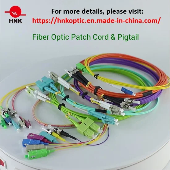 FTTH G657A GJYXFCH GJXFH Fiber Optic Drop Cable Patch Cord